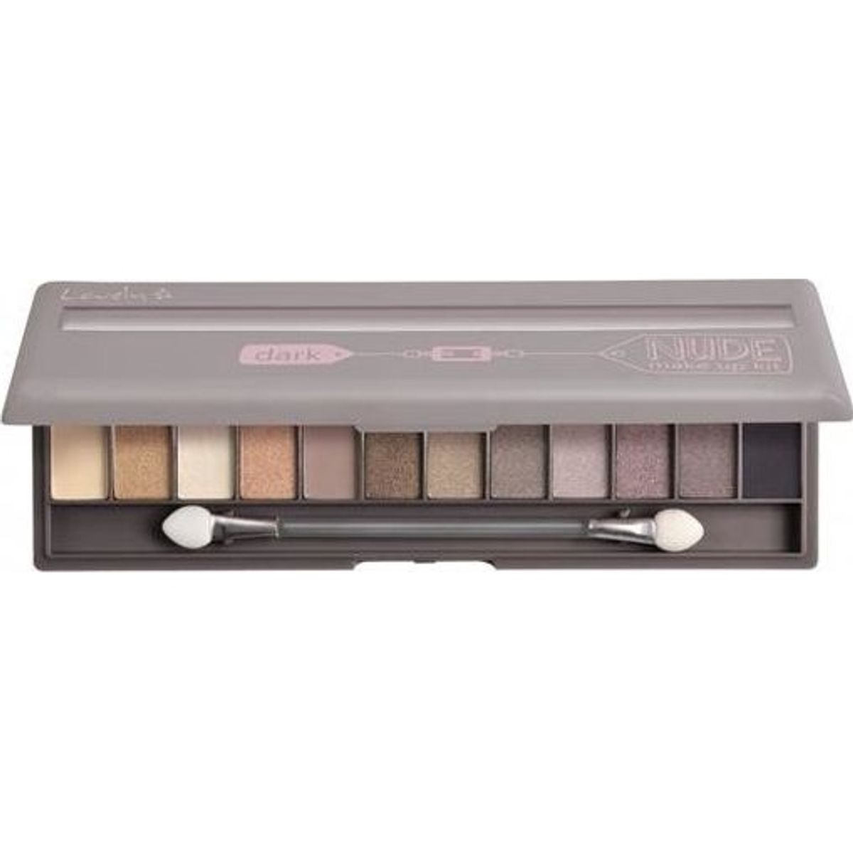 Lovely_Dark Nude Make Up Kit Paleta Øjenskygge 13G