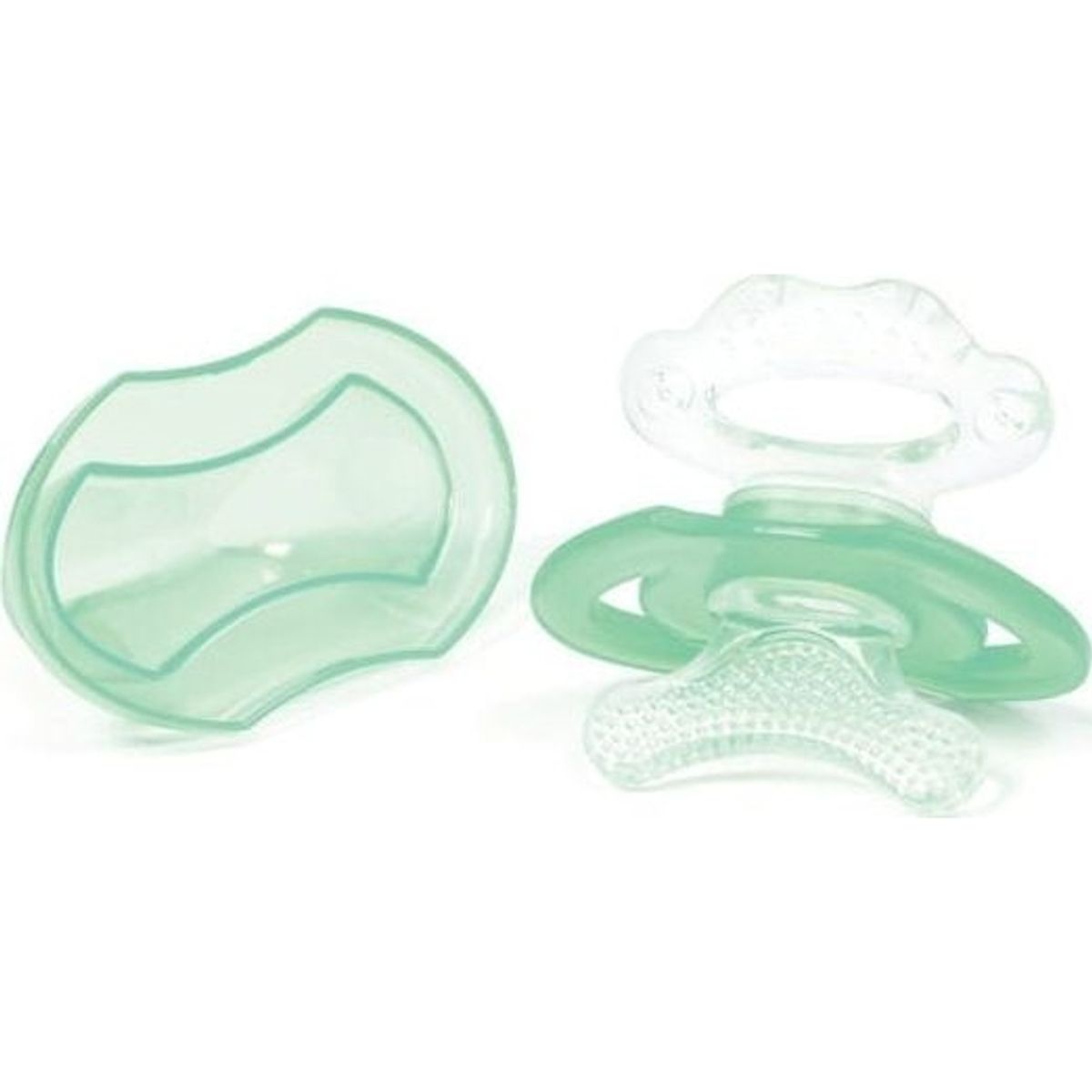 Babyono 1008/03-Silicone Tæther Til Babyer Grøn