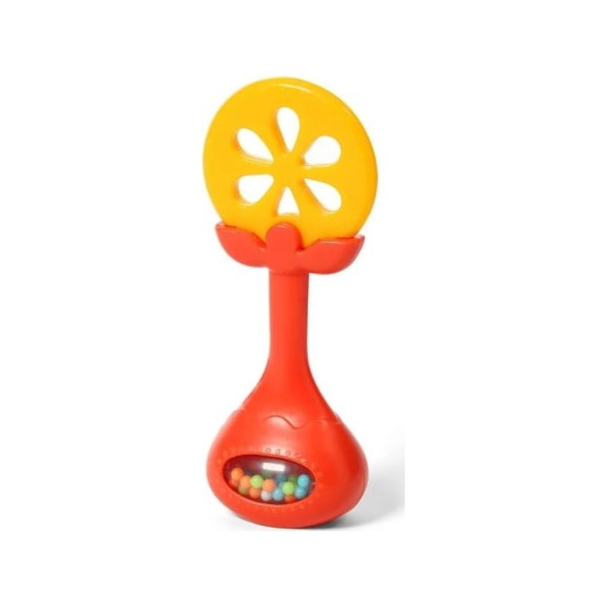 Babyono 499/01-Educational Teether With Rattle Ju Icy Orange