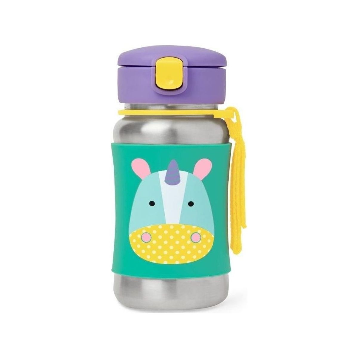 Skip Hop Straw Bottle Zoo, 12M+, 350Ml, Unicorn, 252518