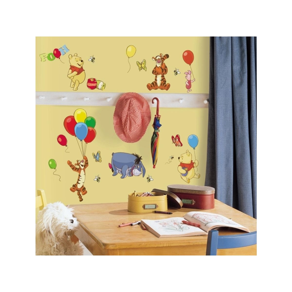 Peter Plys Wallstickers