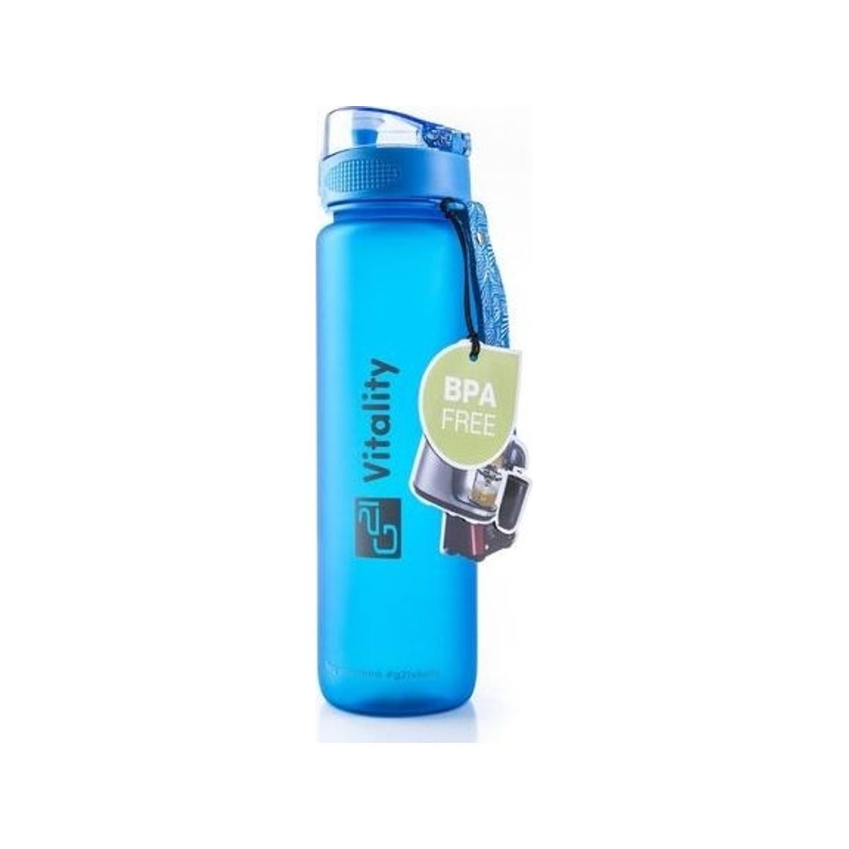 G21 Bottle G21 1 Liter With A Measure Bpa Free Blue