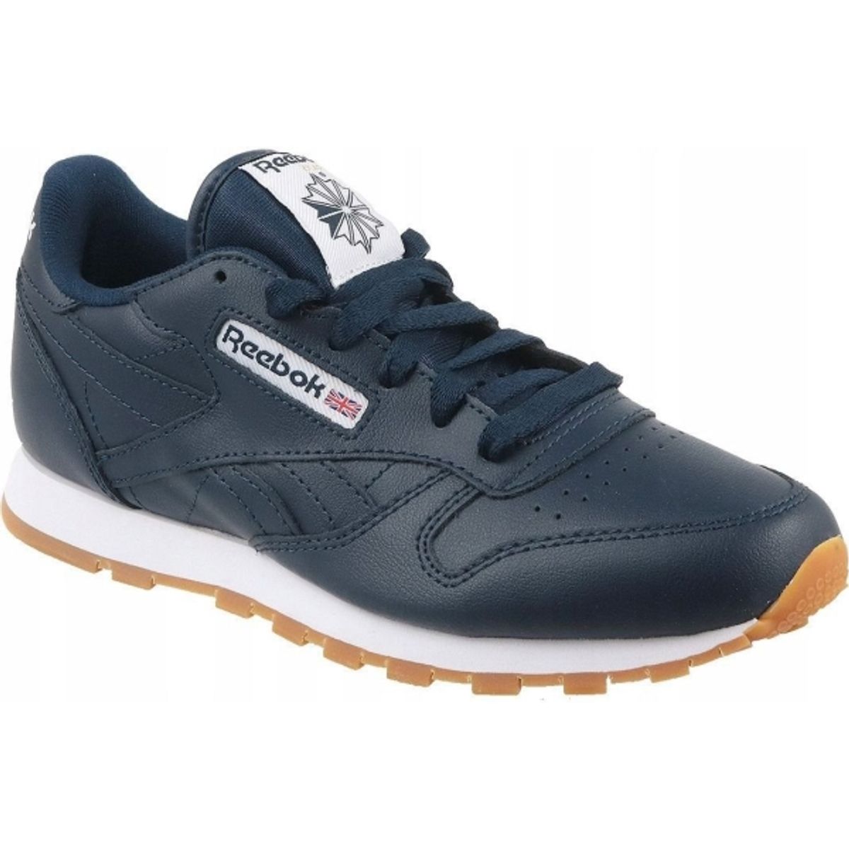 Reebok Junior Sko Classic Lth Ar1312 Navy Blue S. 36.5