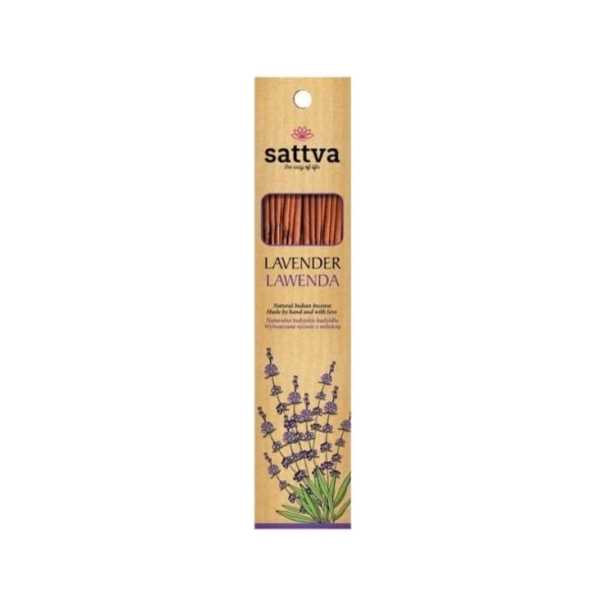 Sattva_Natural Indian Incense Natural Indian Incense Lavender 15Pcs