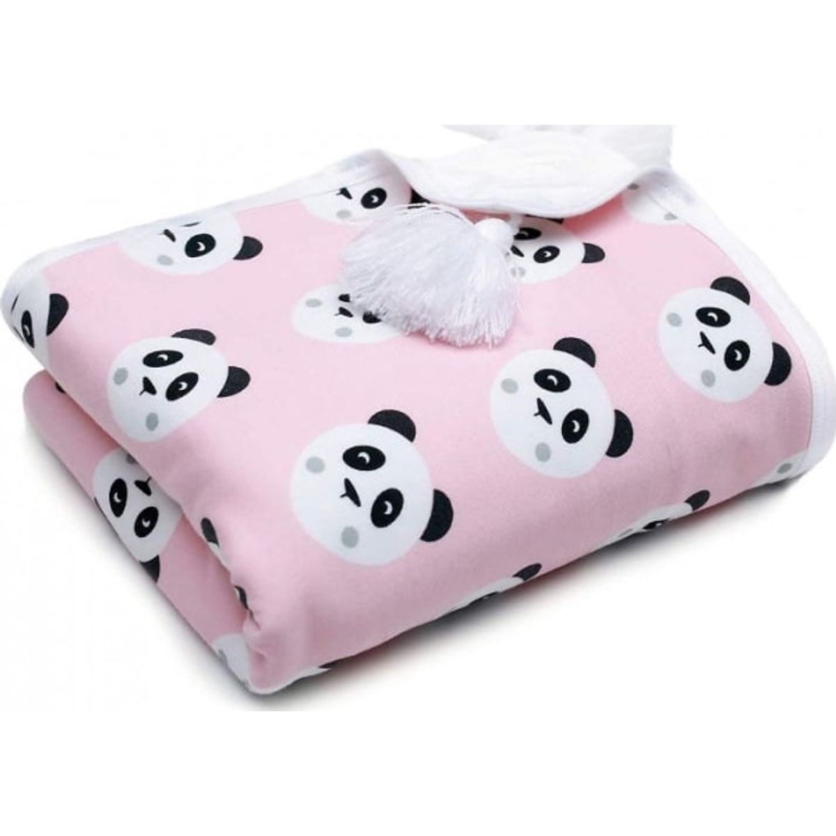 Pulp-Blanket Double-Sided 85X85cm Panda Bu Ki Pink