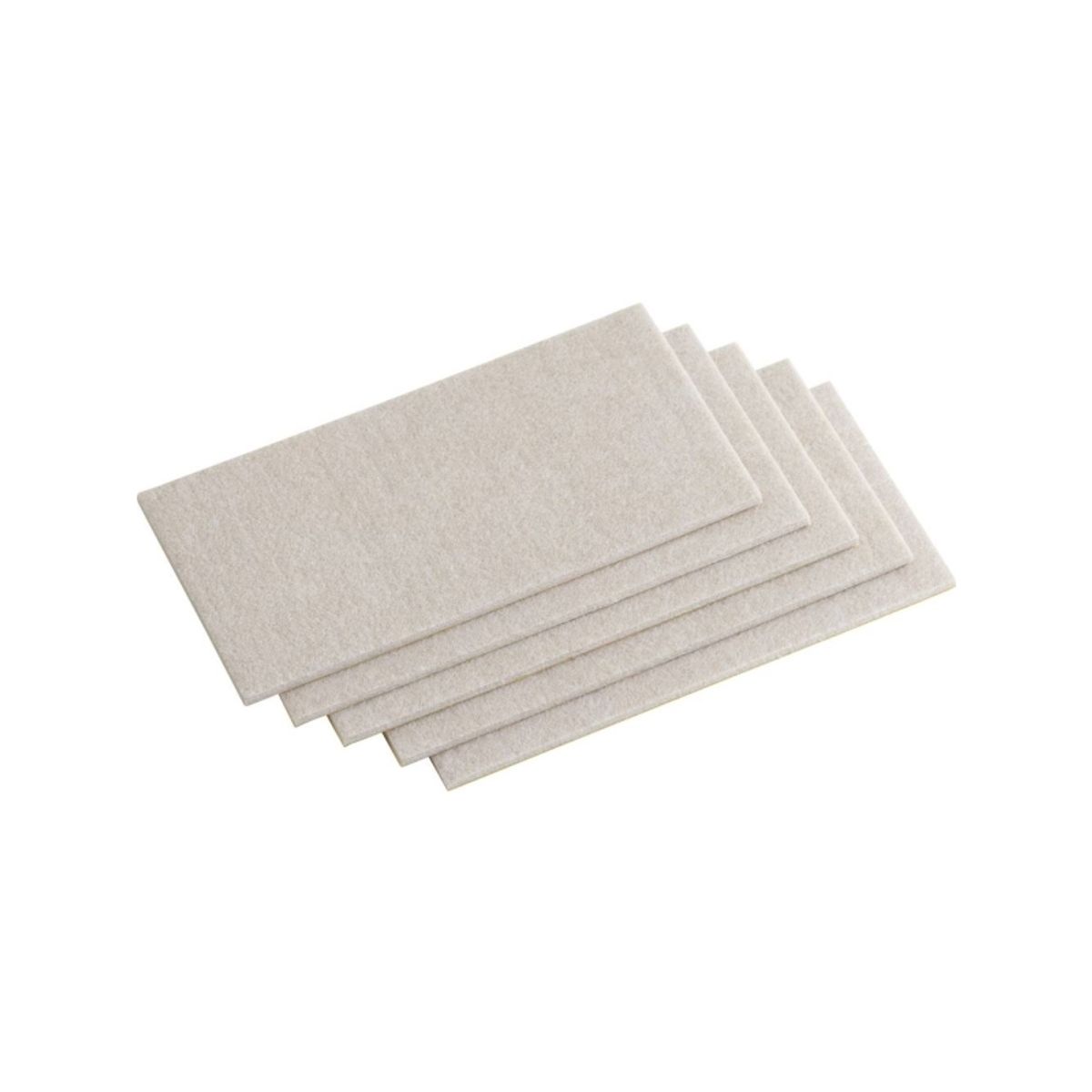 Metafranc Wu0645416 Filtpuder Kvadratisk, Selvklæbende Beige (L X B) 200 Mm X 100 Mm 1 Set