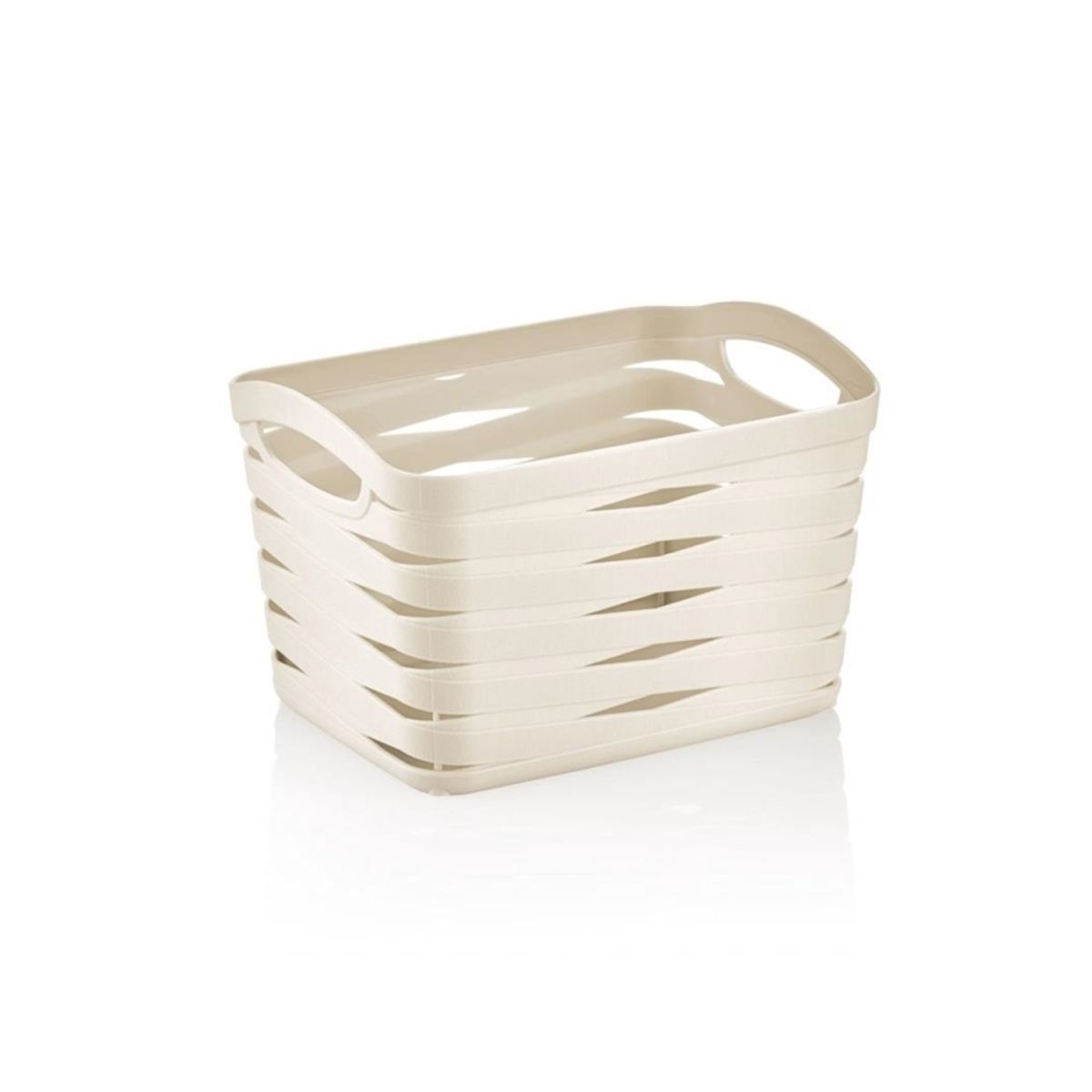 Ucsan Basket 1.5L Ribbon M-094 Cream