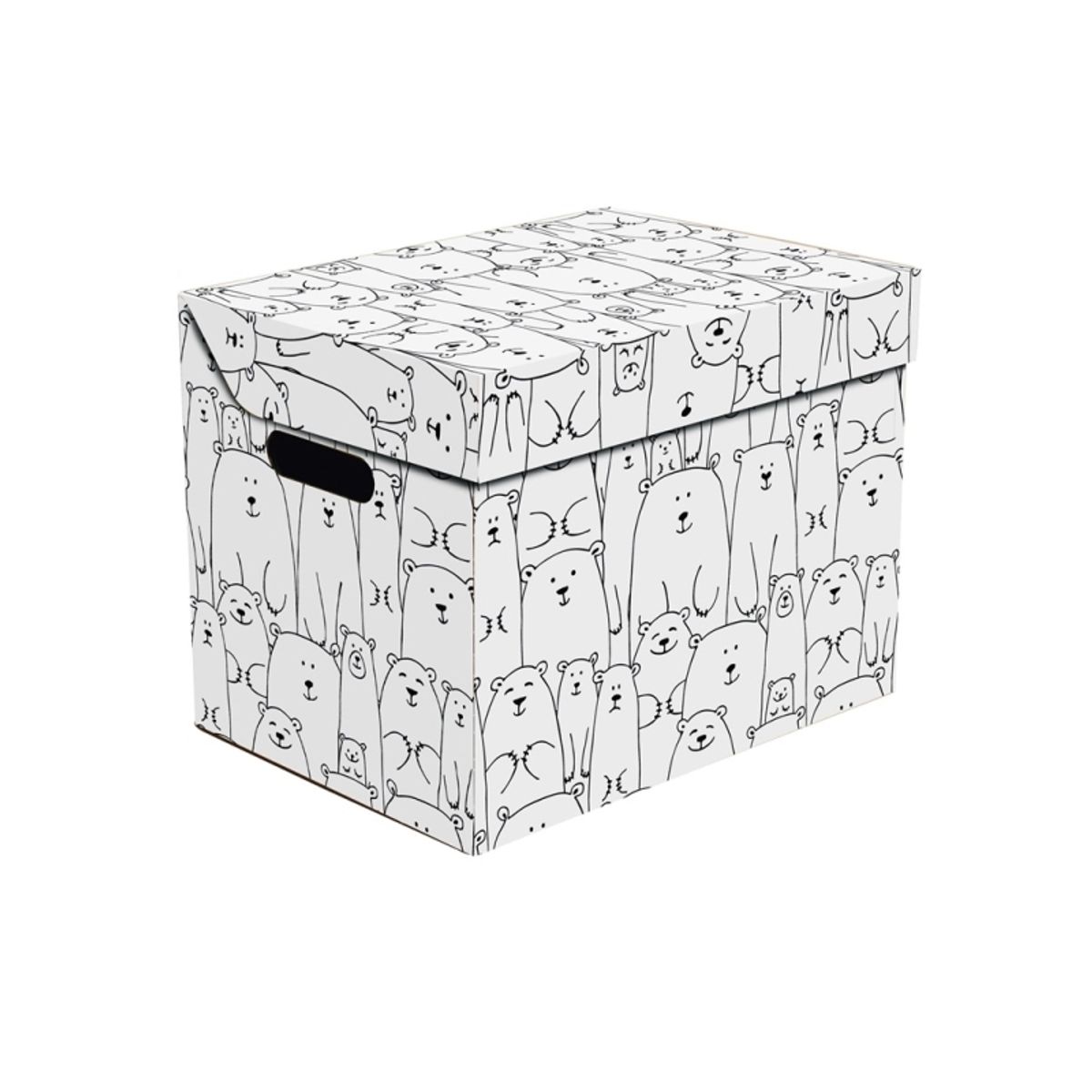 Okko Foldable Carton Box34x25x26cm Bears