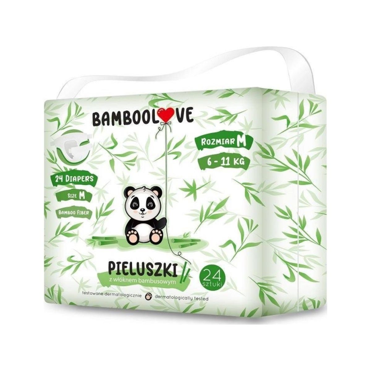 Bamboolove_Bambusfiber Engangsbleer Til Baby Størrelse M 24 Stk