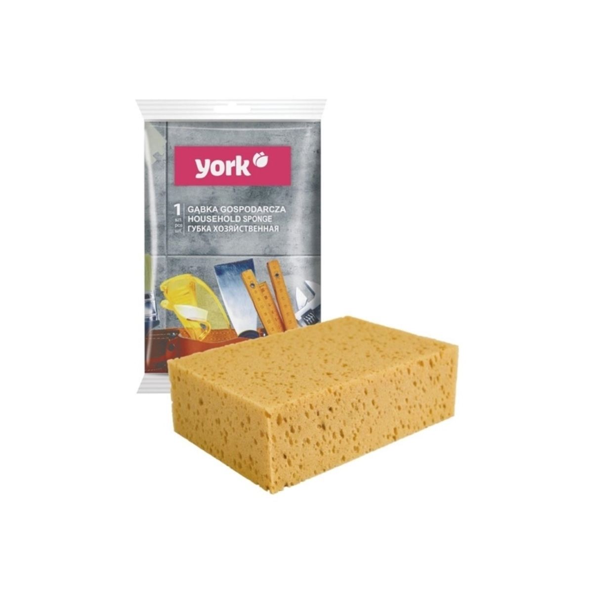 York Household Sponge 19X13x6cm 012090