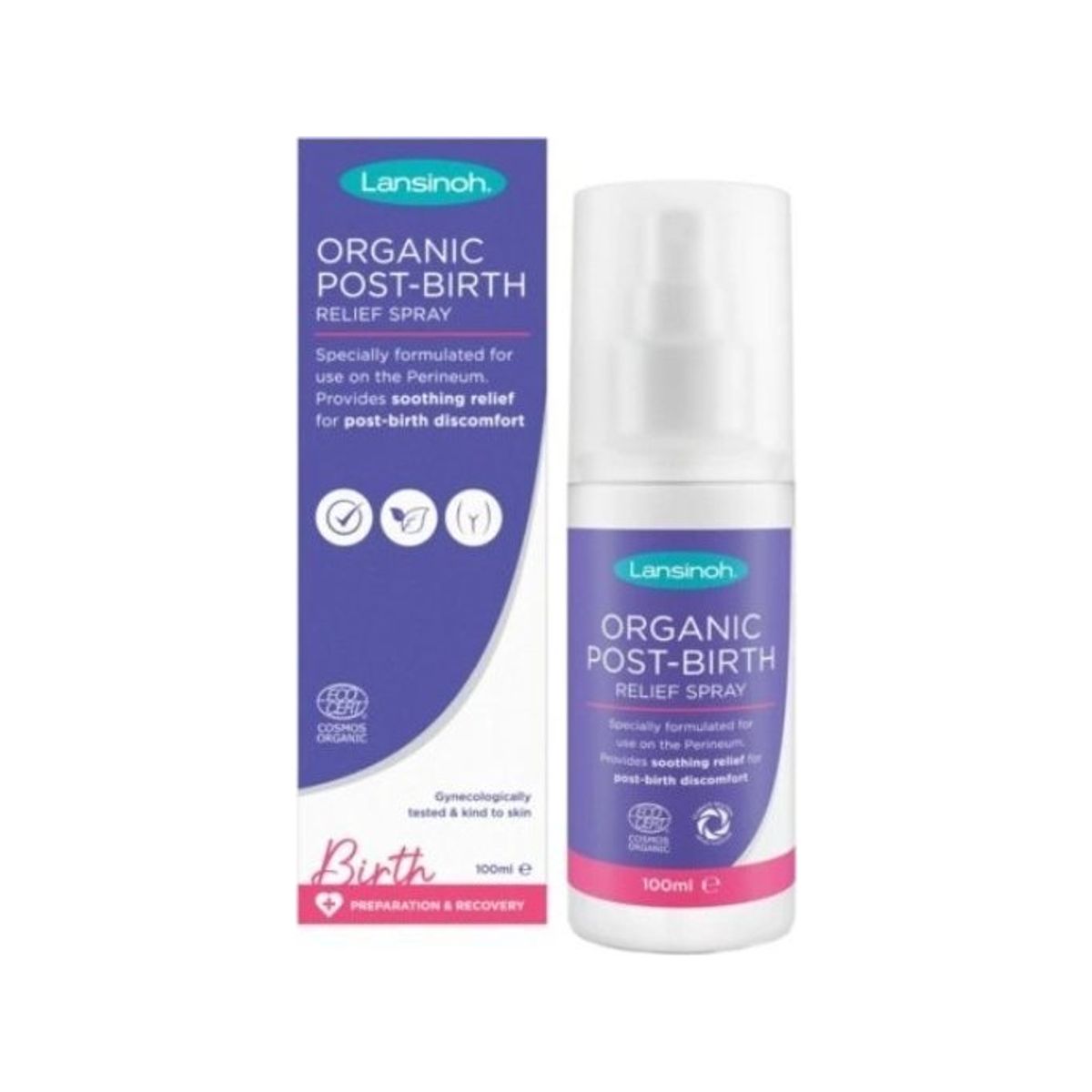 Lansinoh Organic Post-Birth Relief Spray, 100Ml, 68220