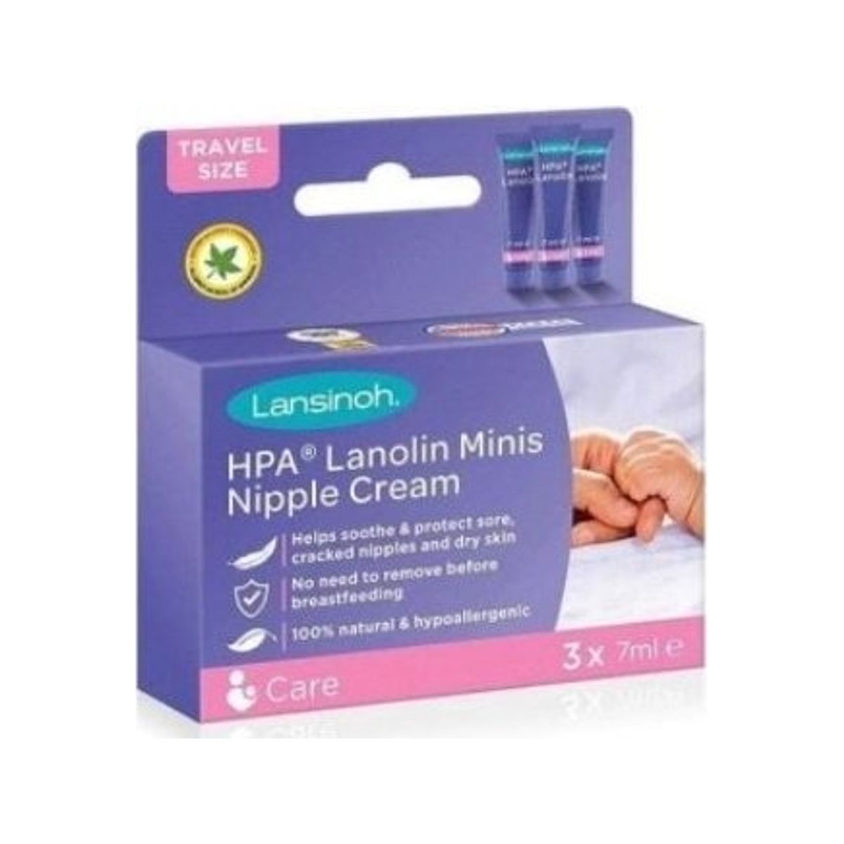 Lansinoh Hpa® Lanolin Minis Nipple Cream, 3X7ml, 10234