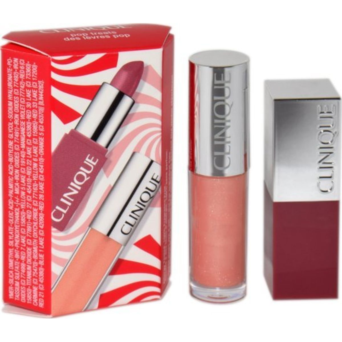 Clinique Clinique Set (Lipstick Pop Lip Colour + Pop Splash)