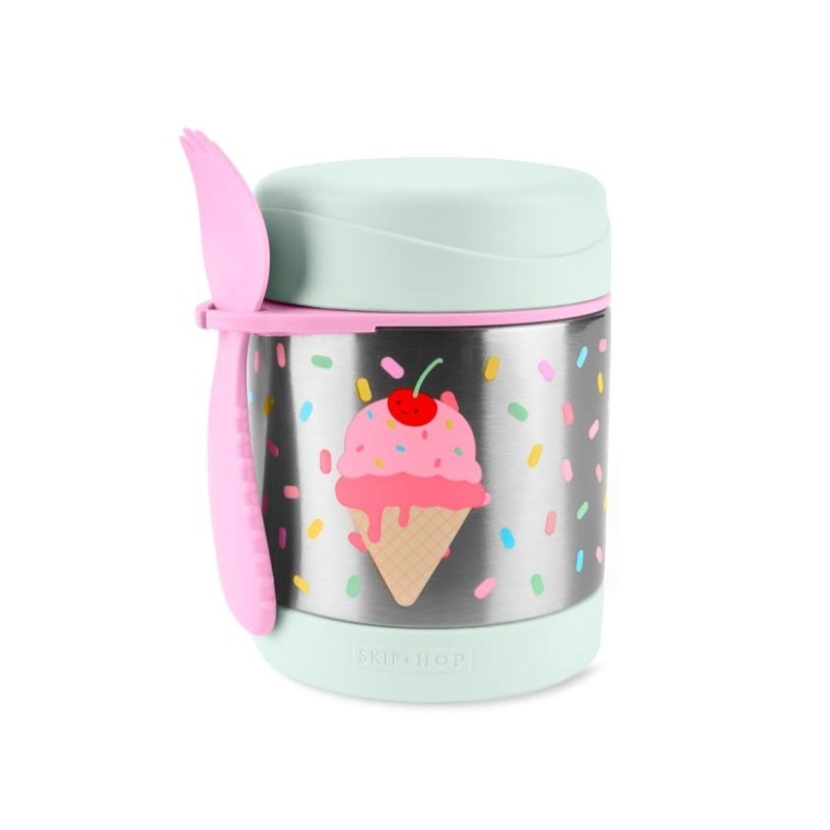 Skip Hop Spark Style Food Jar, 3Y+, 11Oz, Ice Cream, 9O285410