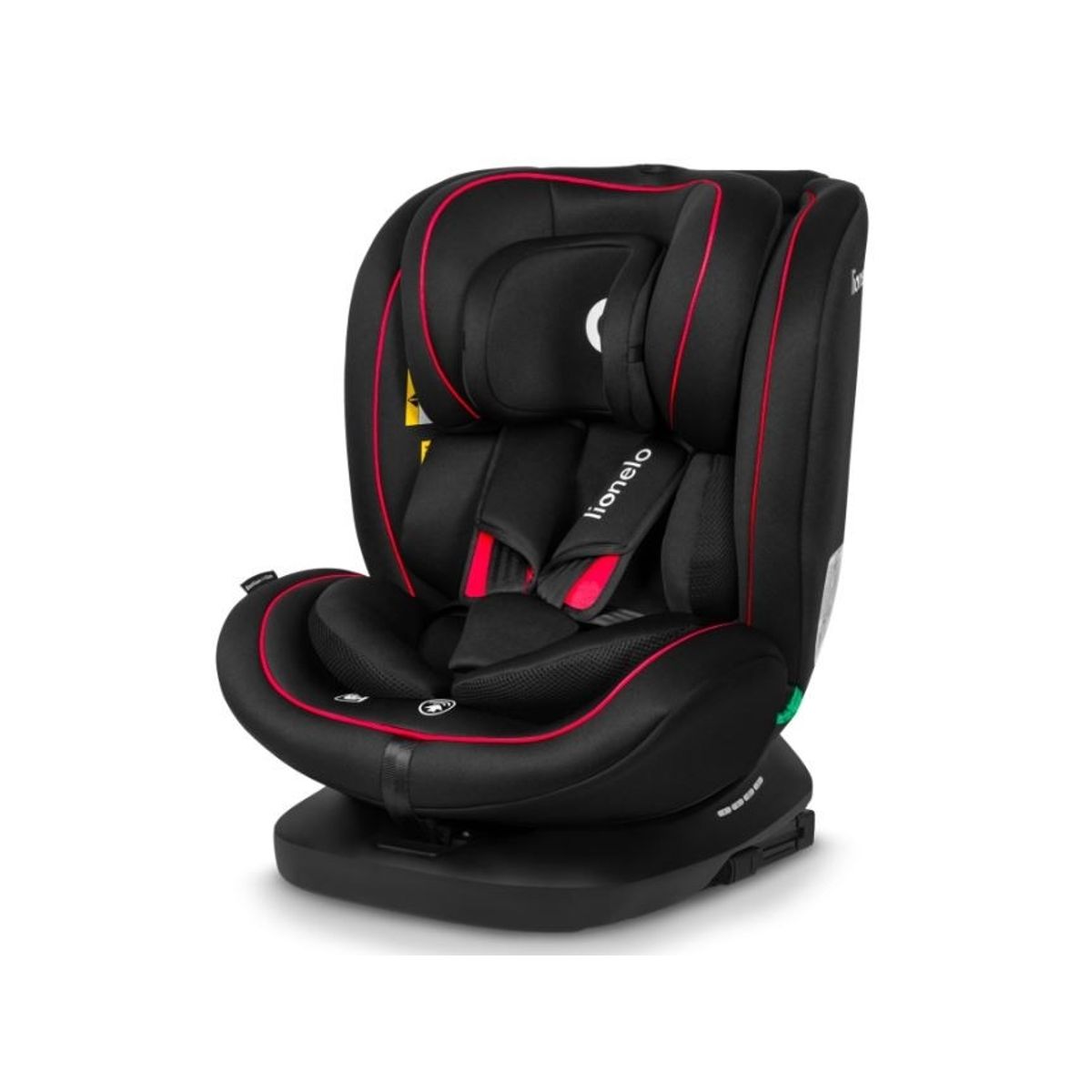 Lionelo Car Seat Bastiaan I-Size Black Red 40-150Cm