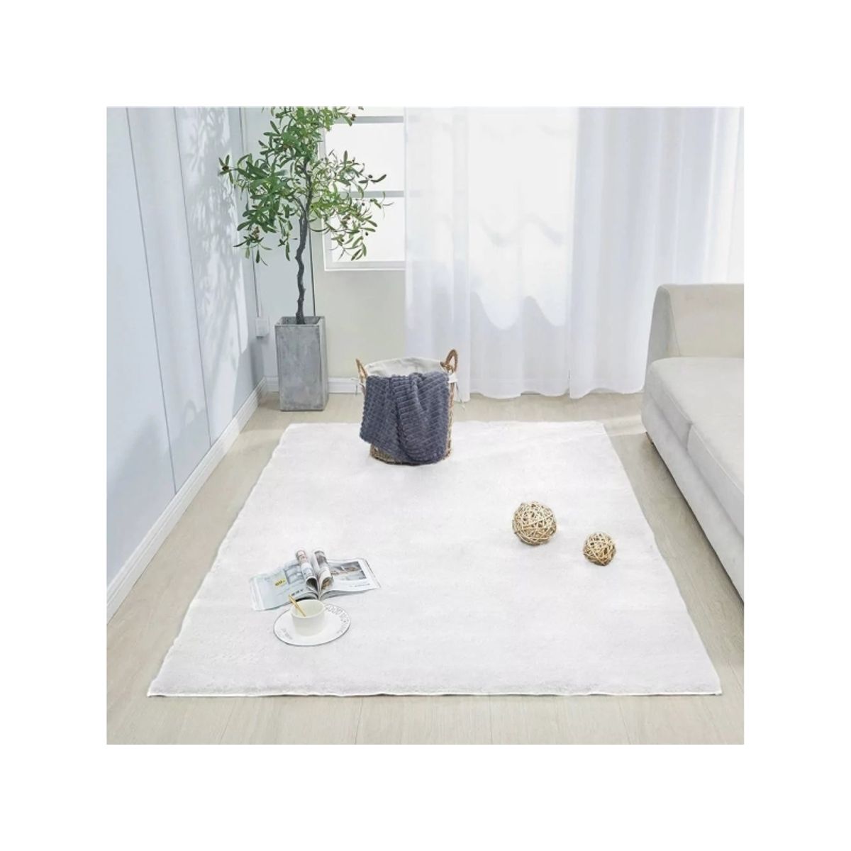 Strado Carpet Rabbit Strado 60X90 White (White)