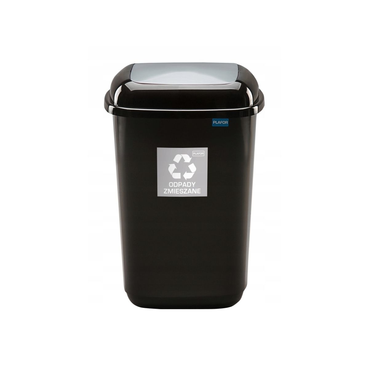 Plafor Bin 12 L- Recyccling - Silver