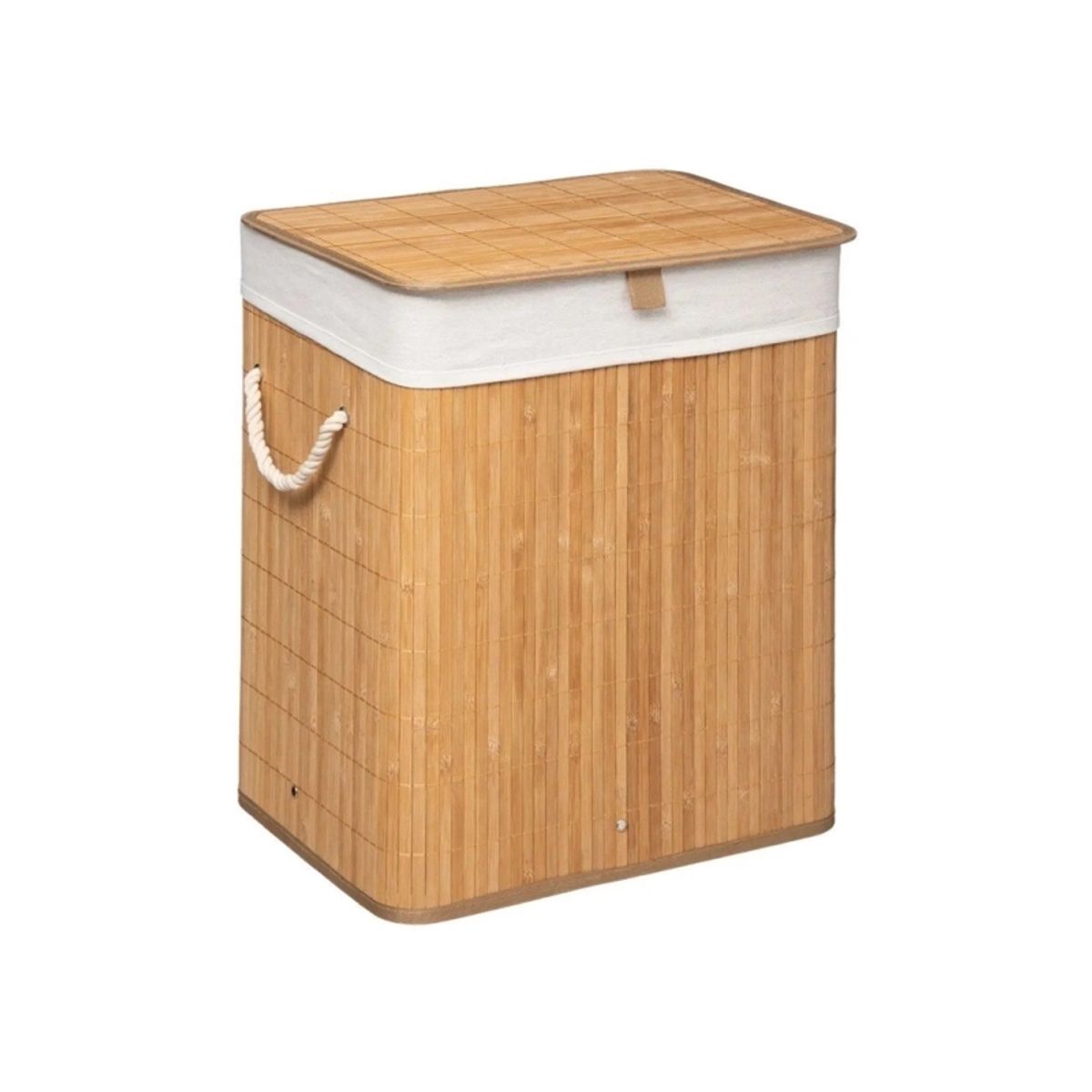 Five_S_Smart 60L Rect Bamboo Laundry Basket