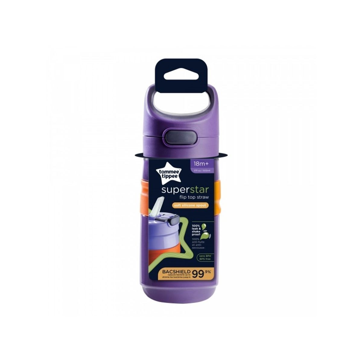 Tommee Tippee Sportee Fliptop 18 M.+, Purple, 447865