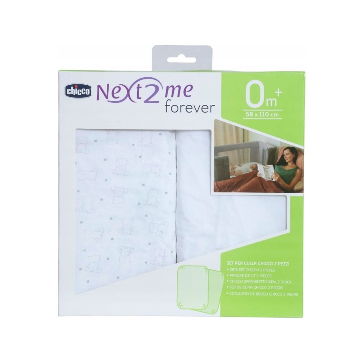 Chicco Przecierado Next2me Forever | Bear