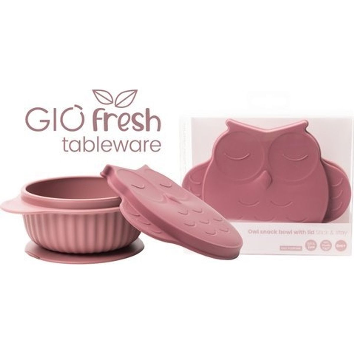 Innogio Innogio Silicon Bowl Giofresh Øre Med Rosa Hylster