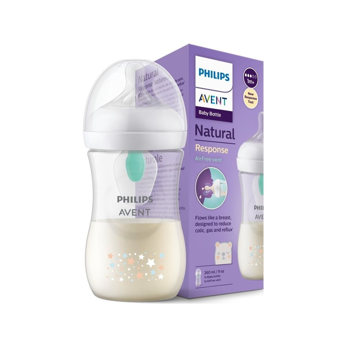 Avent Avent Scy673/81-Responsible Natural 260Ml Air Free Duct Baby