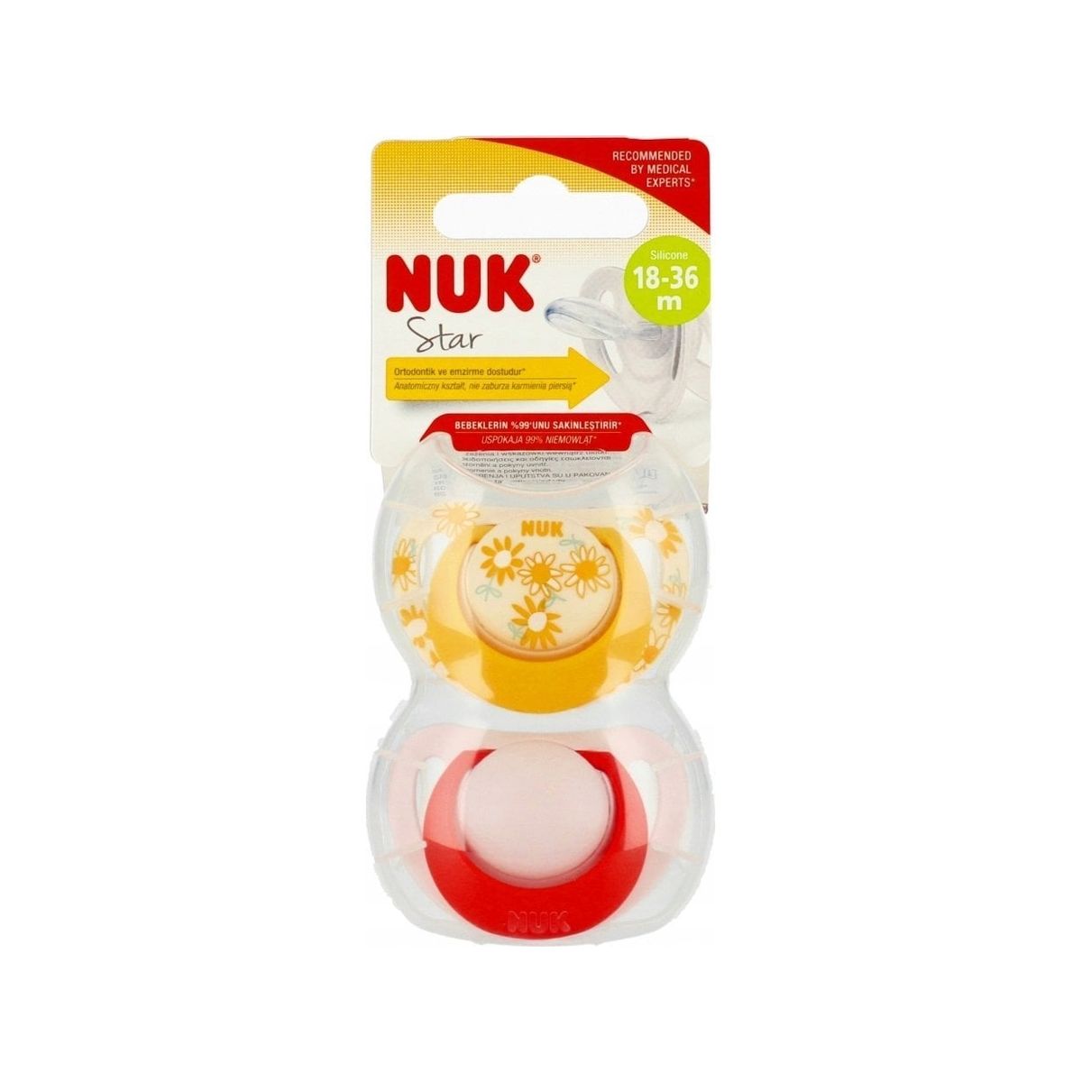 Nuk Nuk Teat Usp 2El 18-36M Star Z/R 10739745 1/6