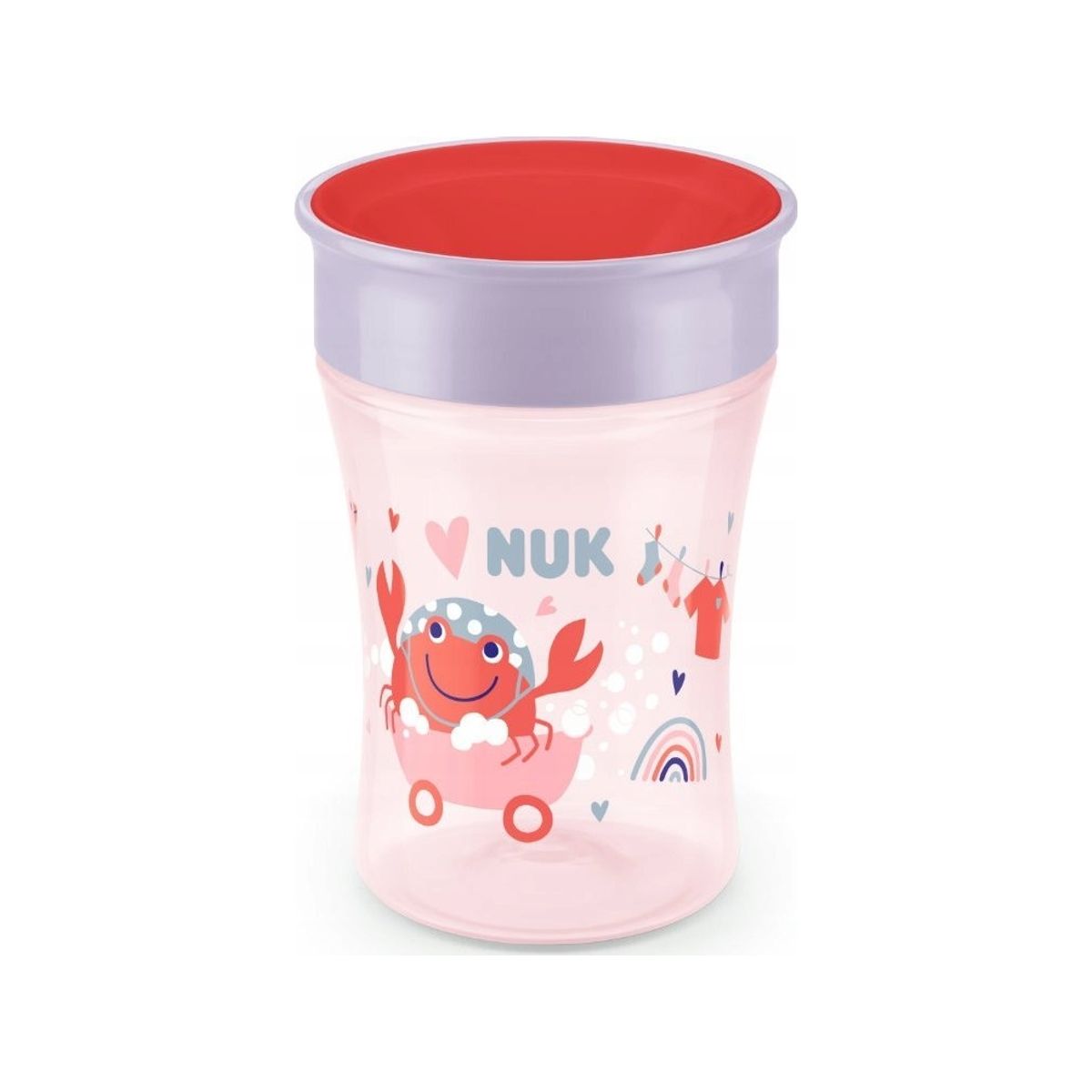 Nuk Nuk Trinklernbecher Magic Cup 360°-Trinkrand 230Ml Rot