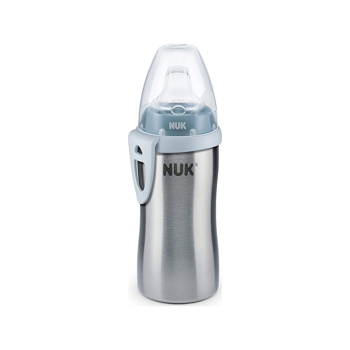 Nuk Drikkeflaske Active Cup 215 Ml Dreng Drikkehætte I Rustfrit Stål