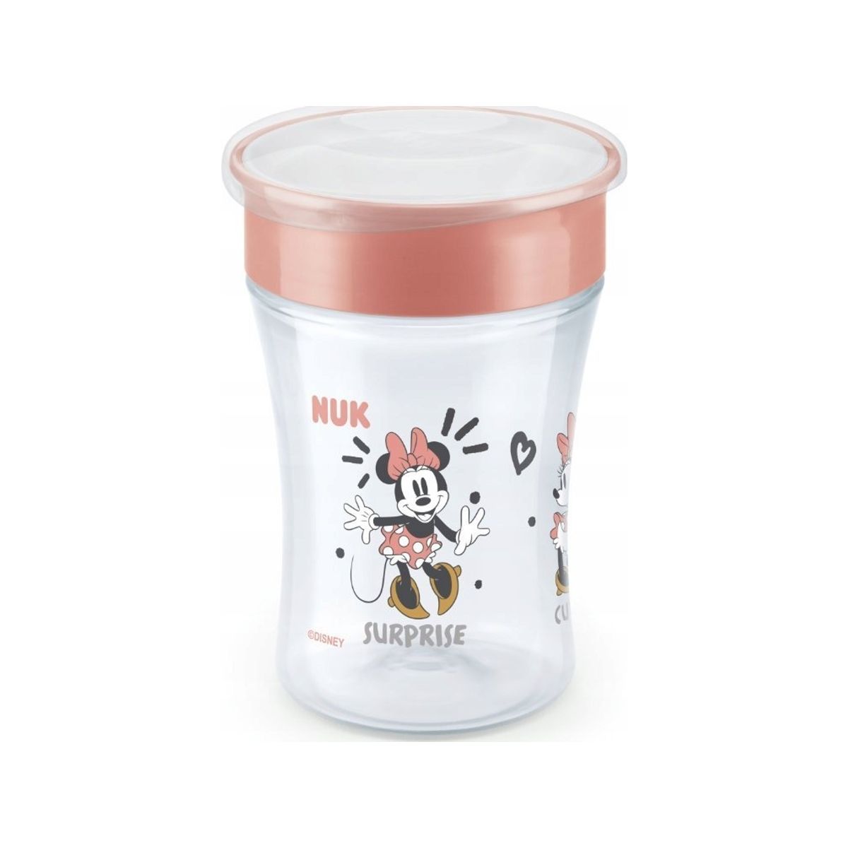 Nuk Nuk Grimo Puodelis Disney Minnie Mouse Magic Cup 230Ml Raudona