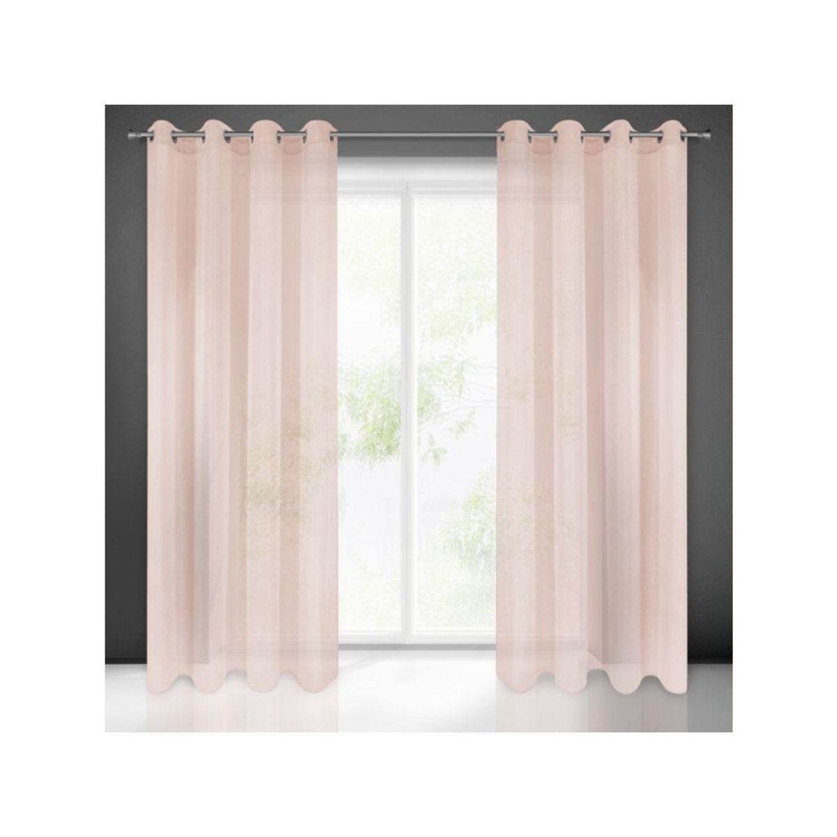 Eurofirany Fir / Rebecca / Pink 140X250 Trans Daggardiner