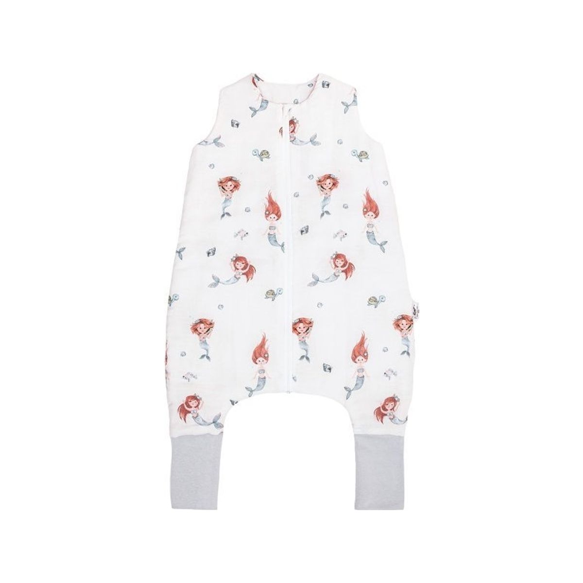 Pulp Bamboo Muslin-Sovepose Med Leggings-Syrenki- 1 Tog Sommer Fra 1 År Til 2,5 År