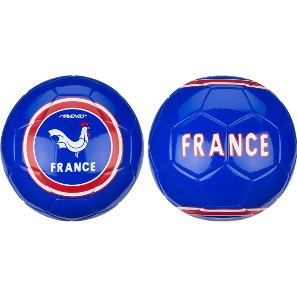 Street Football Ball Avento 16Xo Glossy World Soccer Cobalt Blue/Red/White