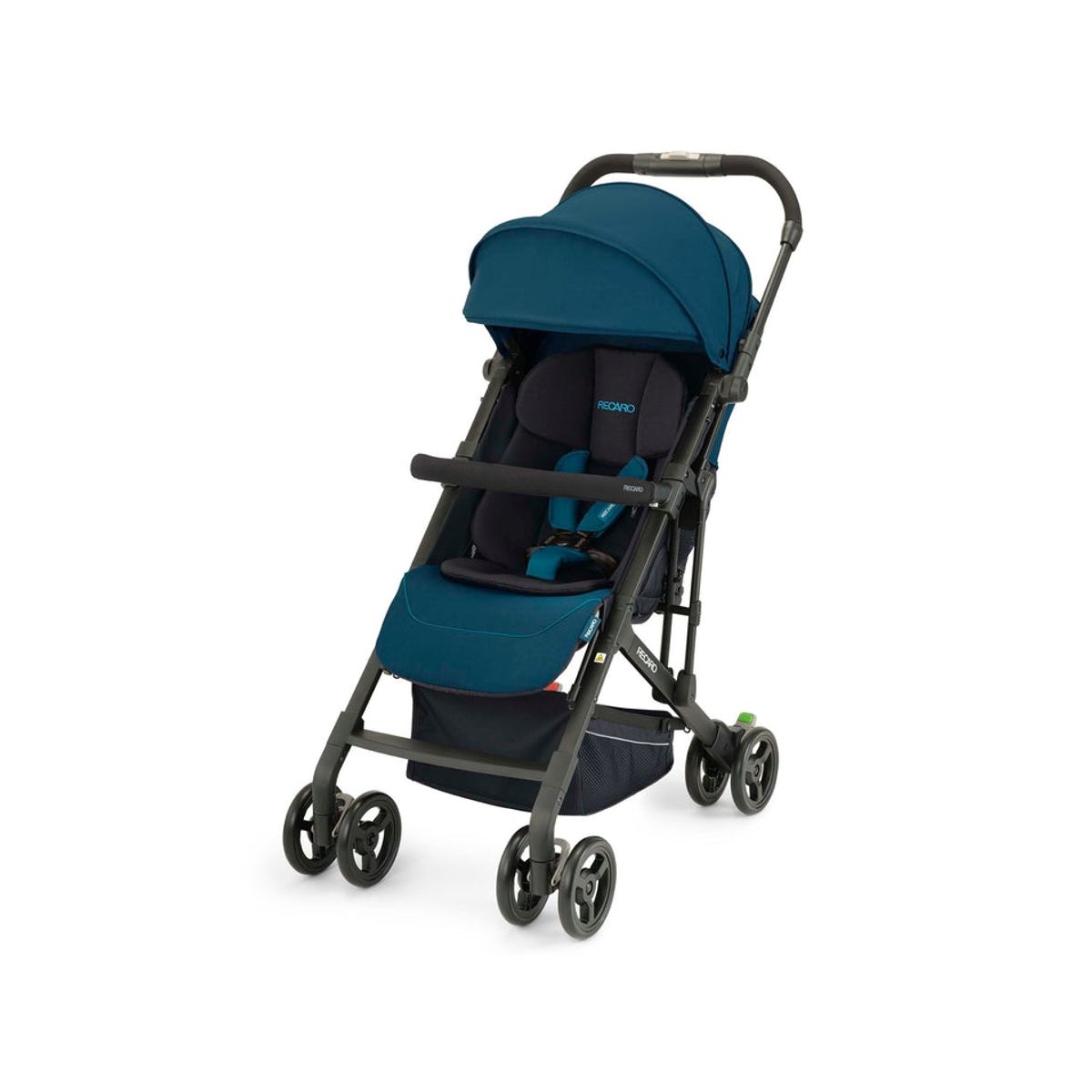 Recaro Easylife Elite 2, Baldakin, Letvægts Klapvogn, Ethvert Køn, Sammenfoldelig, Teal