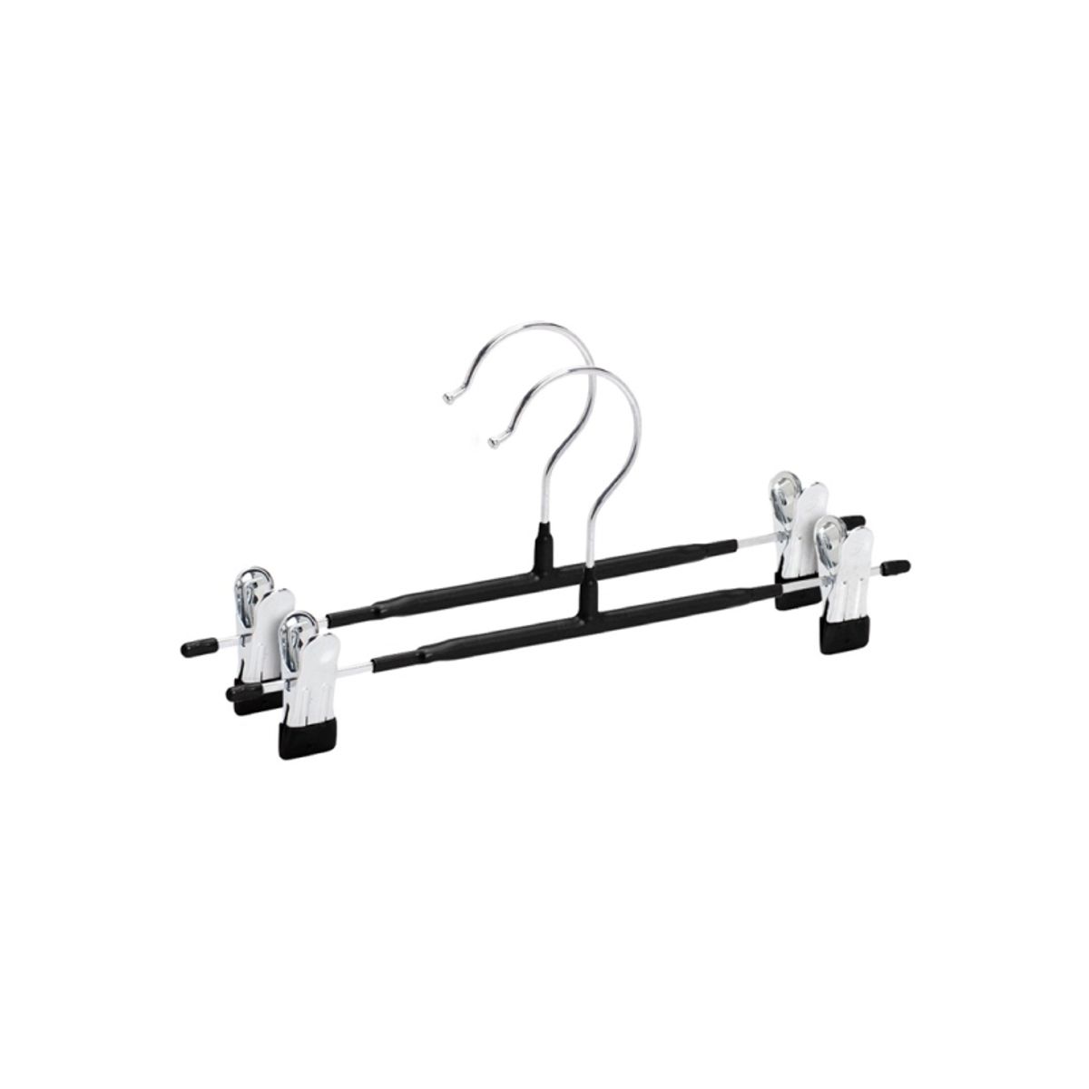 Okko Pvc Dipped Hanger Lsmd040 Black 2Pcs