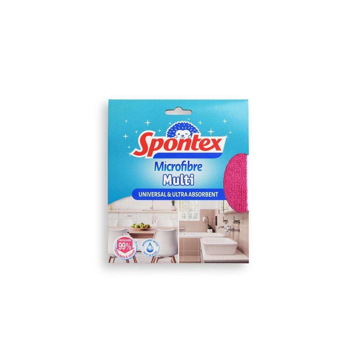 Spontex Cloth Microfiber Multi 32X32cm