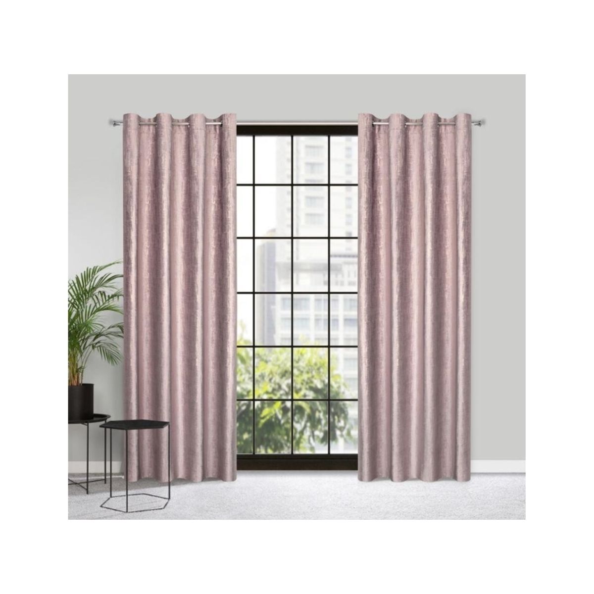 Eurofirany Euro Gardiner Gardiner Marsala / Pink 140X250 Trans