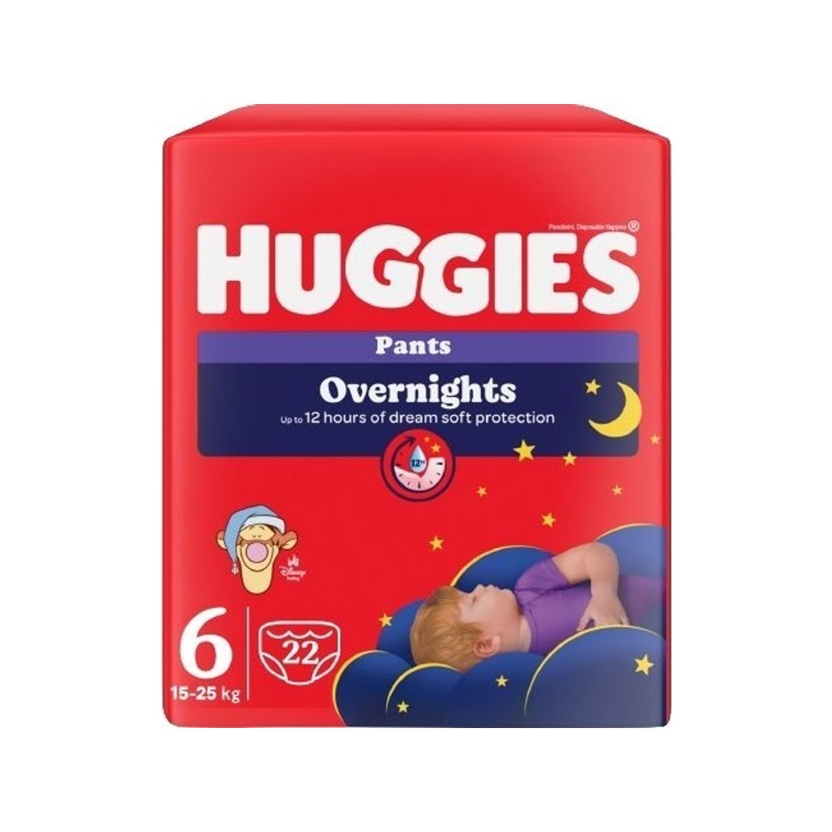 Huggies Diapers Overnight, 6 Dydis, 15-25 Kg, 22 Vnt, 2661903