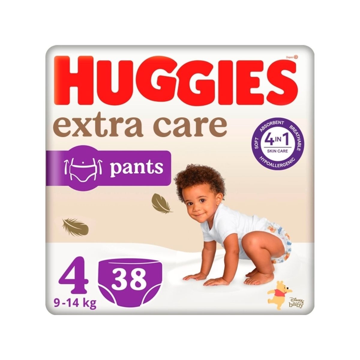 Huggies Bleer Huggies Extra Care Pants Str. 4 (9-14 Kg) 38 Stk