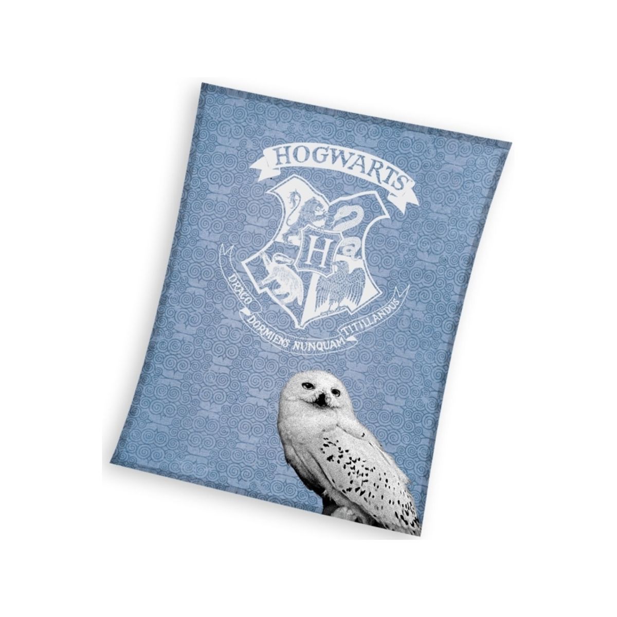 Harry Potter Hedwig Coral Fleece Tæppe - 130 X 170 Cm