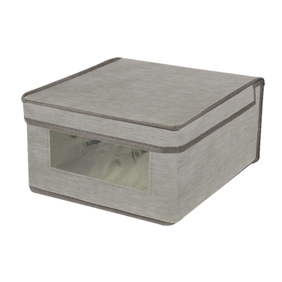 Domoletti Boxstorage With Window 30X28x15cm Grey