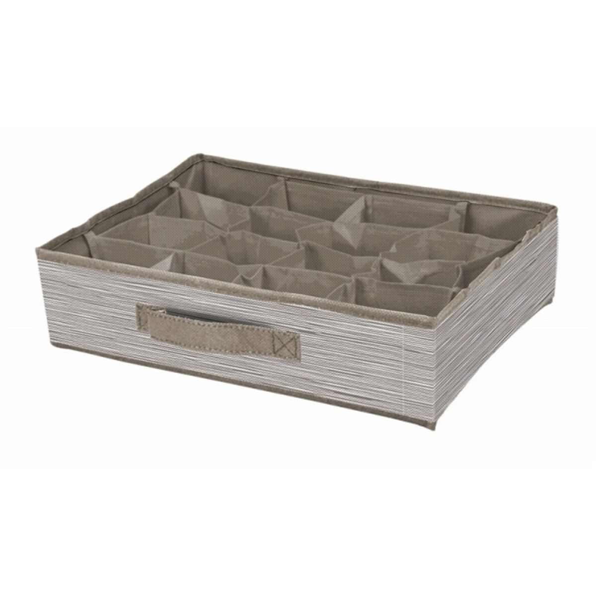 Domoletti Boxstorage 16 Grid 35X27x9cm Beige Text