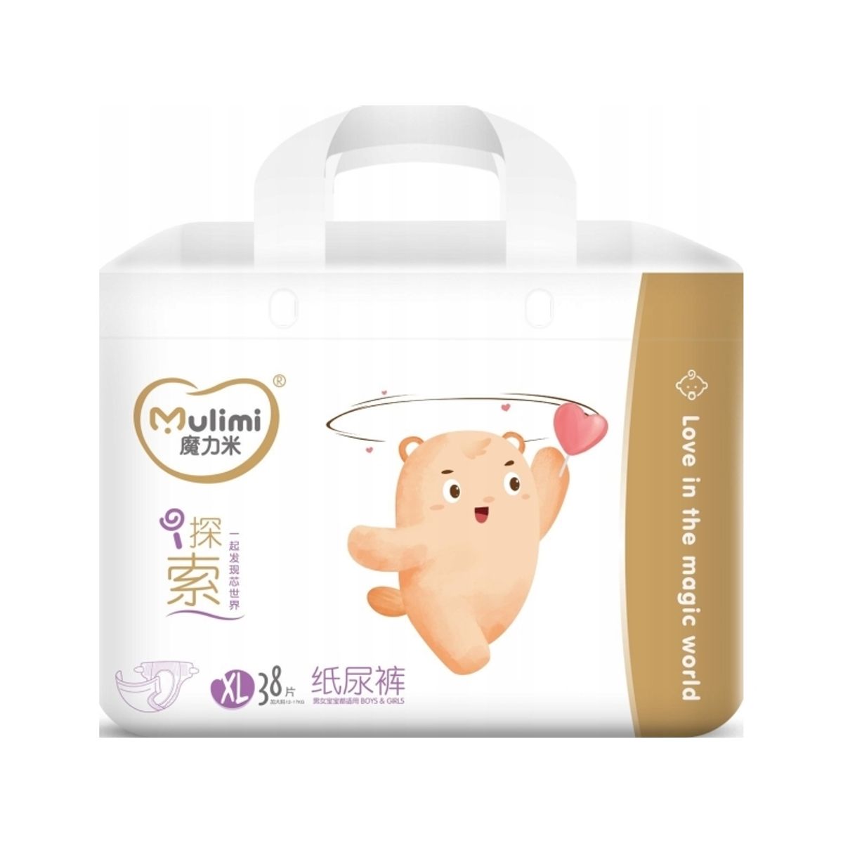 Mulimi Bleer Xl, 12-17 Kg, 38 Stk