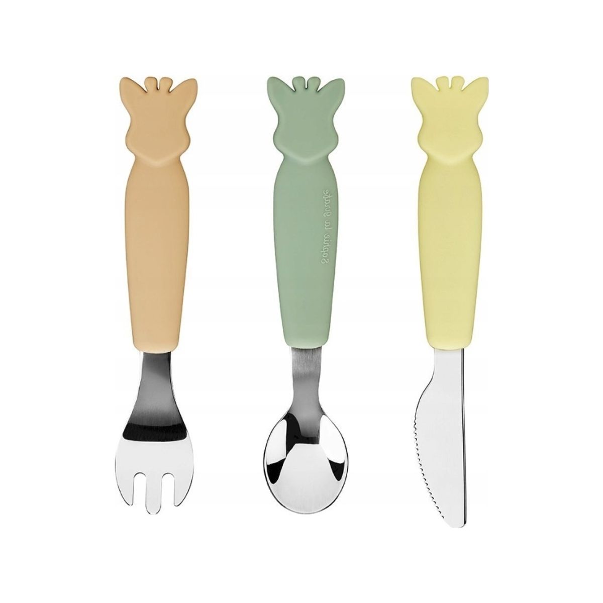 Vulli Vulli Cutlery Set Sophie La Girafe, 6M+, Multicolour, 010005