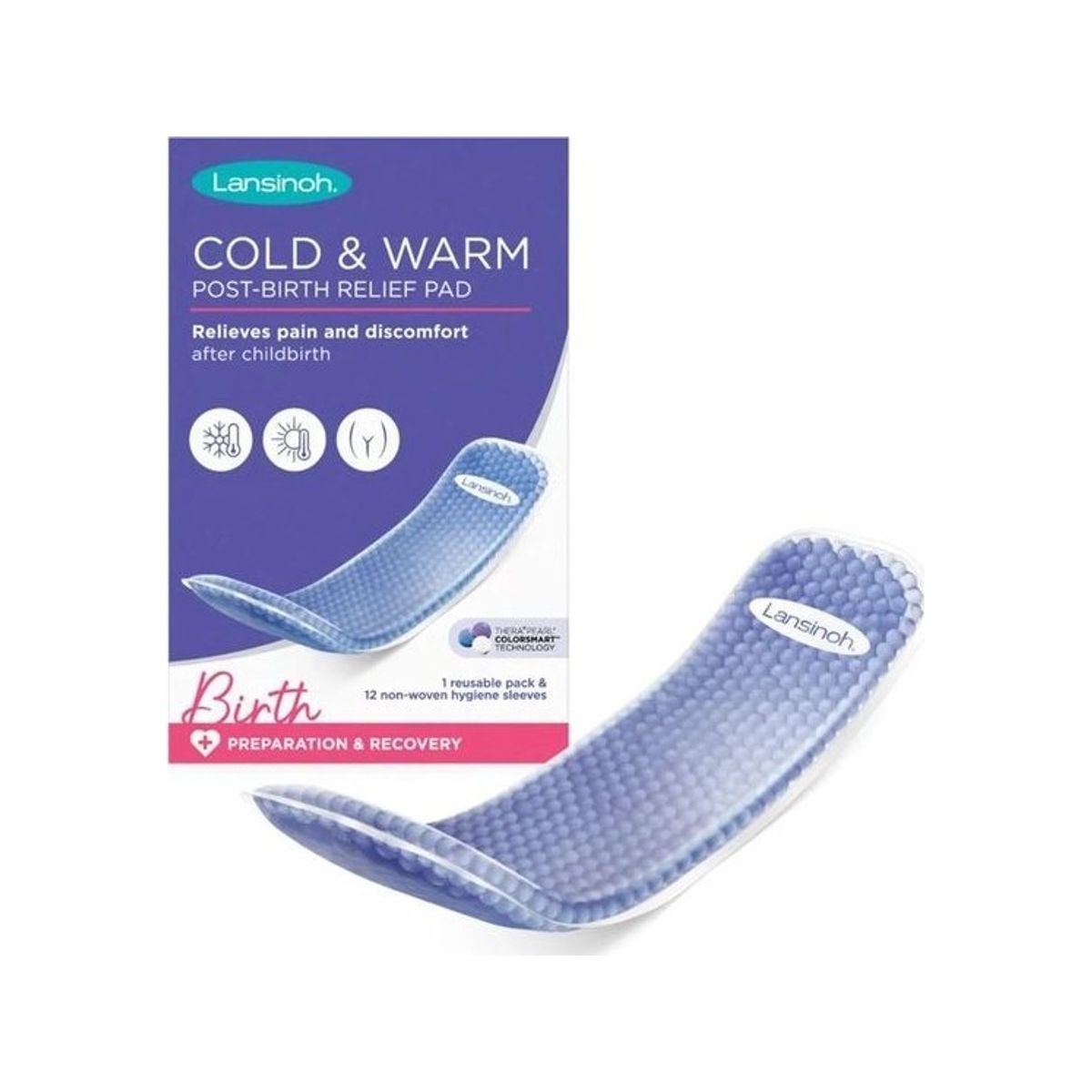 Lansinoh Cold & Warm Post-Birth Relief Pad, 69130