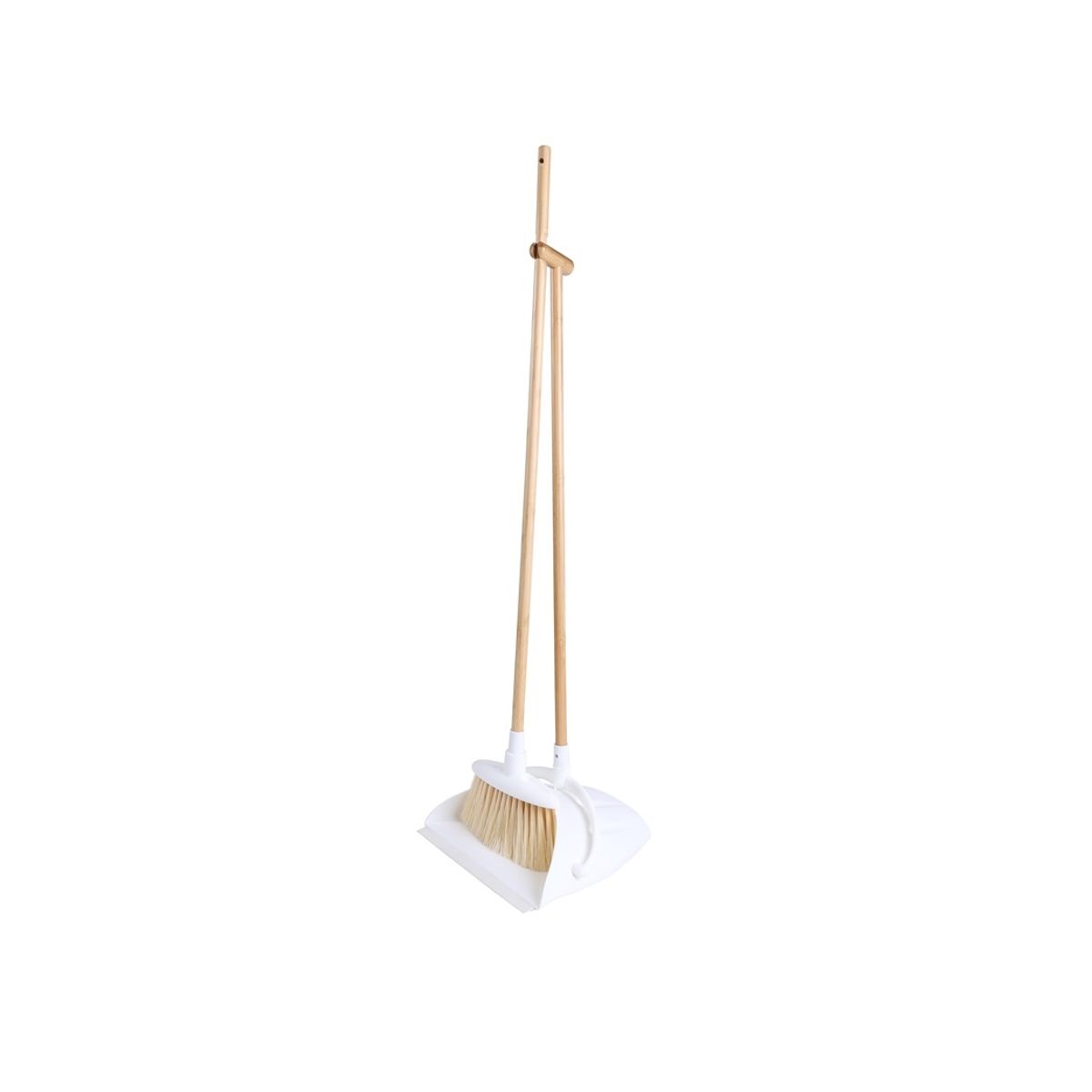 Thema_Lux Bamboo Broom And Dustpan Set 26X25x7cm