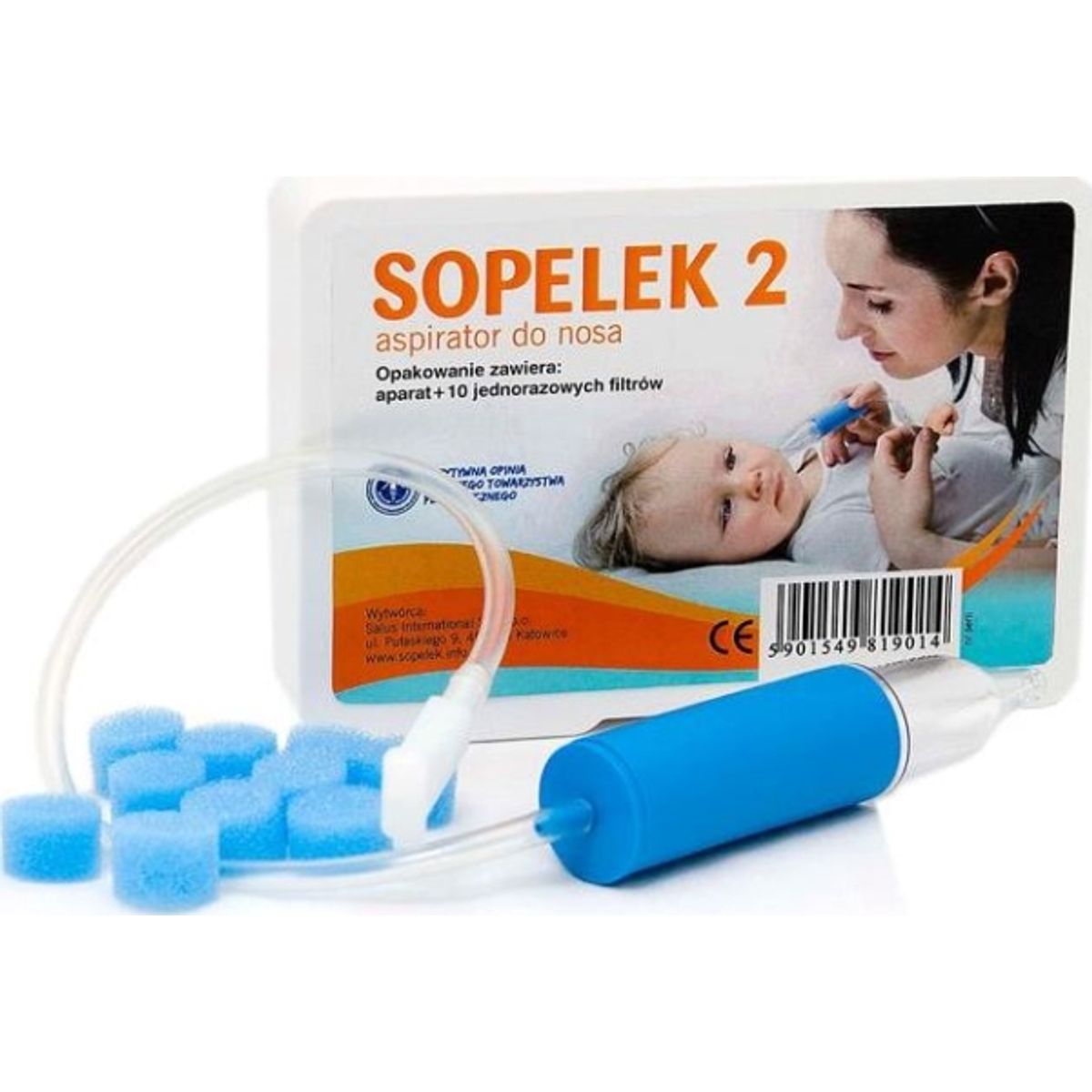 Salus International Sopelek 2 Nasal Aspirator Apparatus + 10 Units