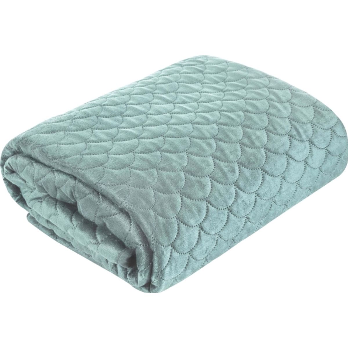 Eurocurtains Euro Bedspread Quilted Ariel Mint Pattern1 220X240