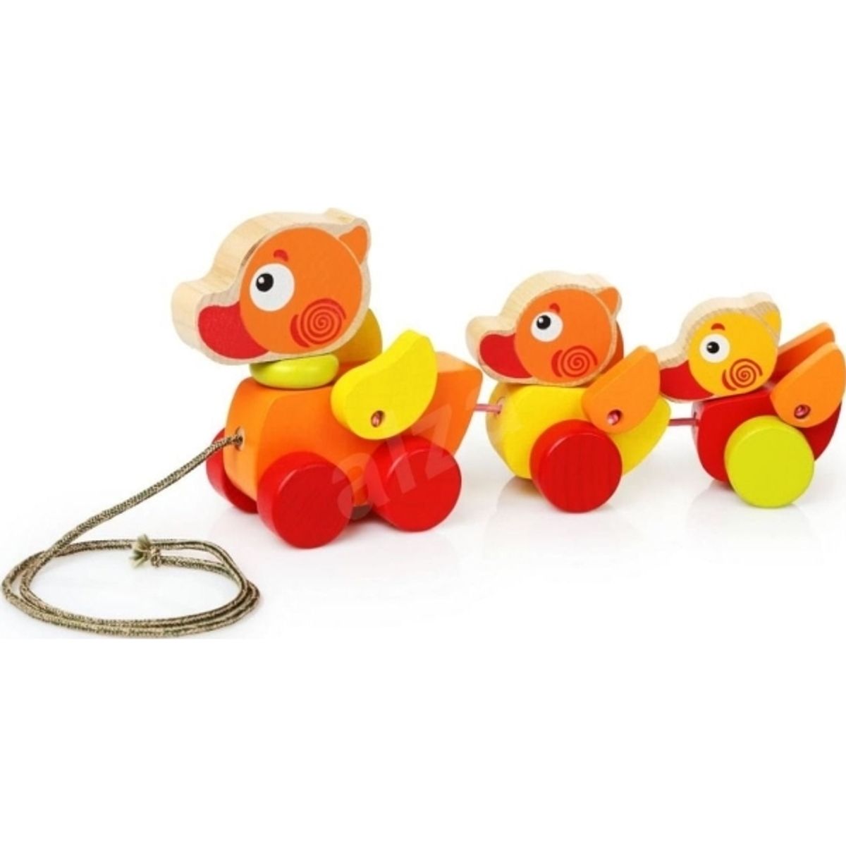 Ducklings Wooden Pull Toy 13722 Cubika