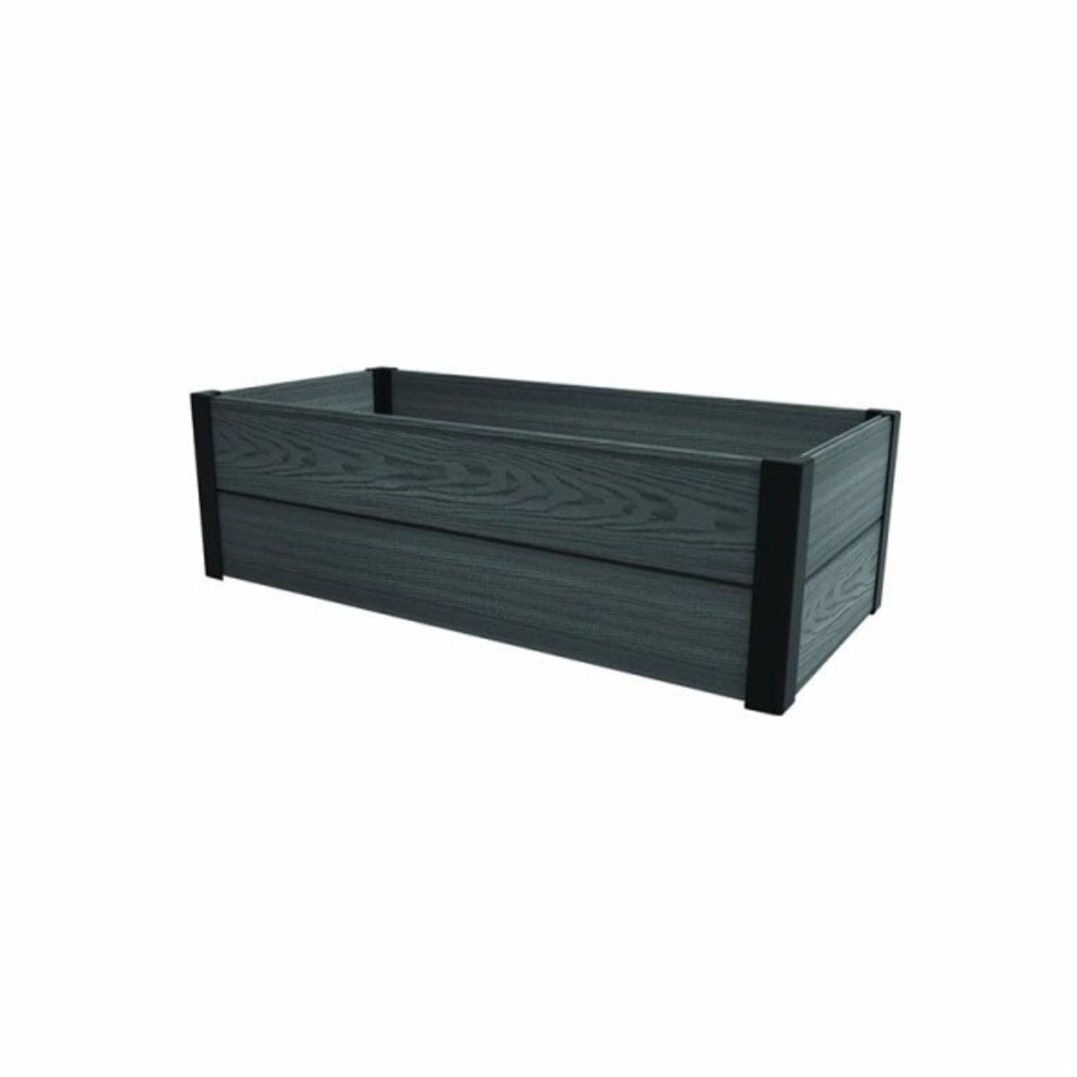 Gardenbox60x75x27 Black Garden Center